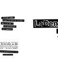 Cover de La Dent Noire en concert « Enragés »