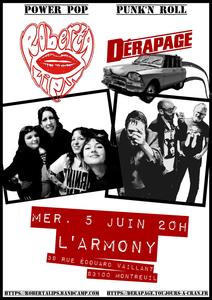 Dérapage & Roberta Lips à l'Armony (Montreuil) le 5 juin 2024