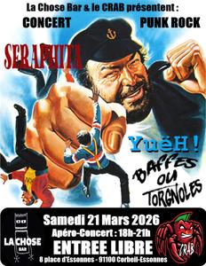 La CRAB présente : Seraphita +  YuëH! + Baffes ou Torgnoles