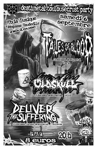 [Toulouse - 06-09-25] oldschool death and thrash : TALES OF BLOOD (paris) + OLDSKULL (albi) + DELIVER THE SUFFERING (toulouse)