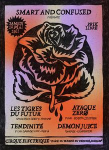 LES TIGRES DU FUTUR / ATAQUE ZERØ / TENDINITE / DEMON JUICE