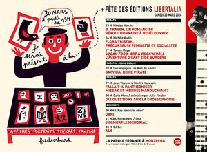 FÊTE DES ÉDITIONS LIBERTALIA À LA PAROLE ERRANTE