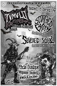 Soirée oldschool deathmetal :TVMVLO (portugal) + SCORCHED EARTH (tlse) + SEVERED SOUL (pamiers)