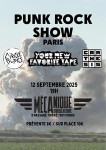 PUNK ROCK SHOW @ LA MECANIQUE ONDULATOIRE PARIS