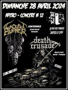Apéro - Concert #12 : Death Crusade + Goatburner