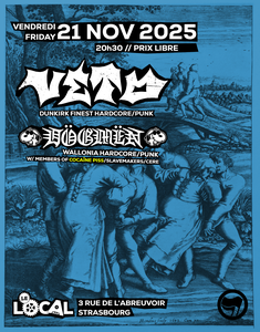 VETO + DÖGMËN @ Le Local, Strasbourg (67)