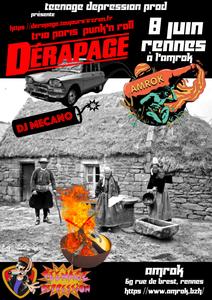 Dérapage (Rennes) le 8 juin 2024