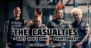 THE CASUALTIES + RATS DON'T SINK + PHANTOM ASS