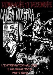 CAUSA NOSTRA / GUEULE NOCTURNE / ANTISOCIAL NETWORK