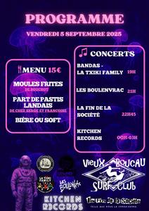Les Boulenvrac à la Bodega du Vieux-Boucau Surf Club - Fronton
