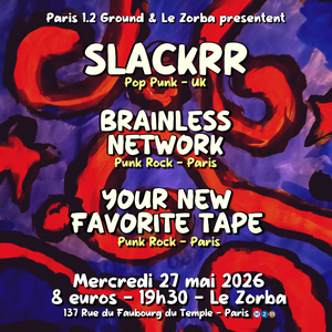 SLACKRR + BRAINLESS NETWORK + YOUR NEW FAVORITE TAPE