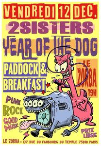 2SISTERS, year of the dog, paddock and breakfast
