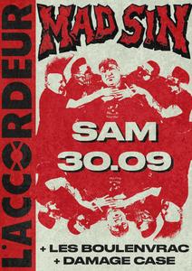 Mad Sin + Les Boulenvrac + Damage Case ► L'Accordeur