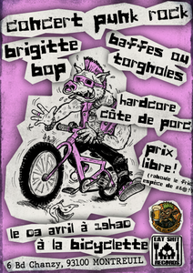 Brigitte Bop + Baffes ou Torgnoles + Hardcore Côte de Porc