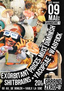 9 Mai - Yacopsae / Shitbrains / EPMD / Warfuck