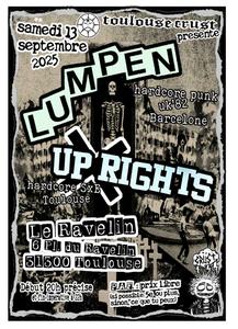 LUMPEN (hardcore-punk - Barcelone) + UP RIGHTS (hardcore SxE - Tlse)