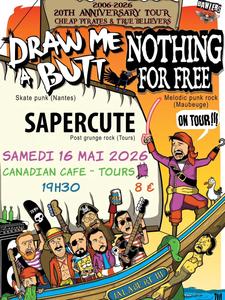 Concert Punk Rock NFF Draw Me Sapercute